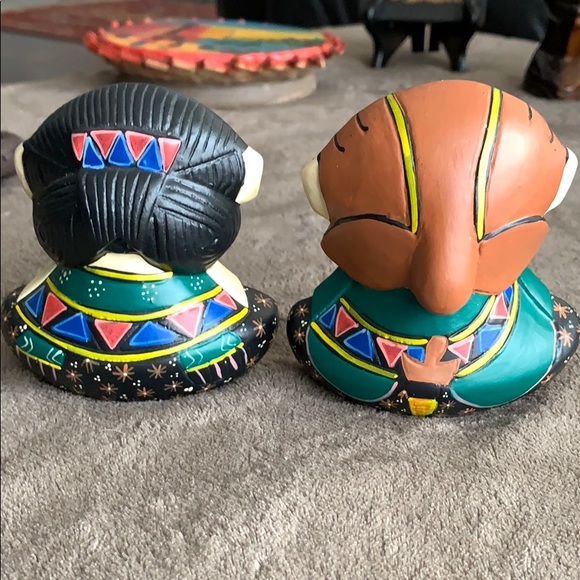 Hand crafted pair of figurines from Far East - Picture 3 of 6